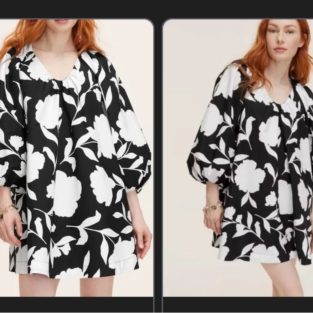 Kate Spade for Target Black and White Floral Dress